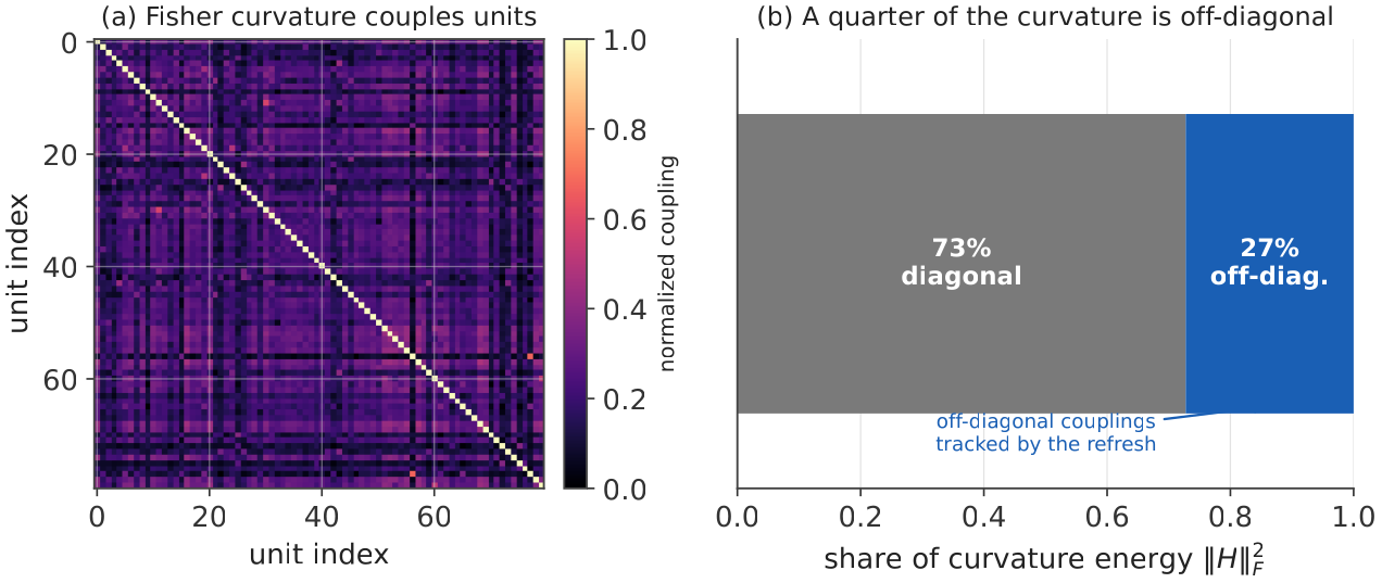 Dense Fisher-Gram coupling matrix